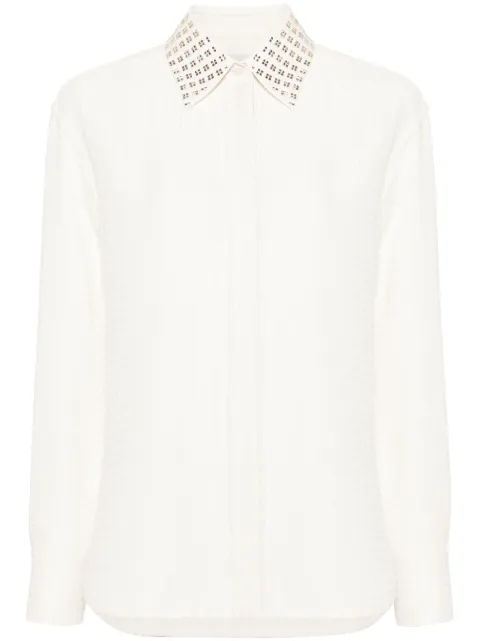 Golden Goose 3D-check shirt White GWP02034P001662