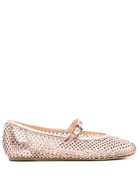 Le Silla Gilda ballet flats Pink 0189C020MTPPCAZ