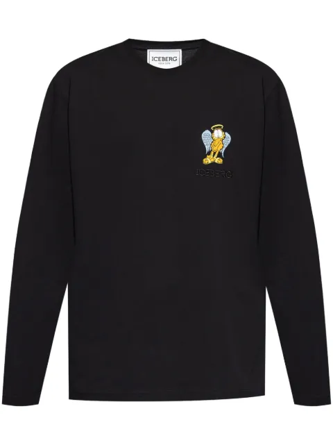 Iceberg Logo t-shirt Black 24II1P0F02C63259000
