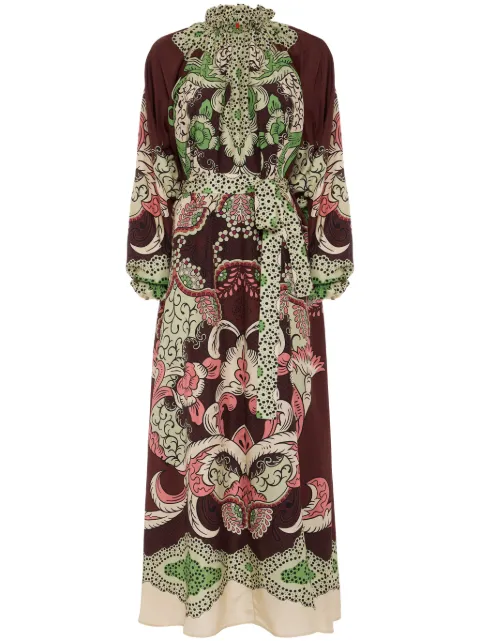 La DoubleJ Cerere dress Brown DRE0399SIL009POR02BR11
