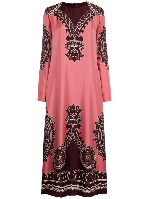 La DoubleJ printed dress Pink DRE0231SIL006OLT03PI01
