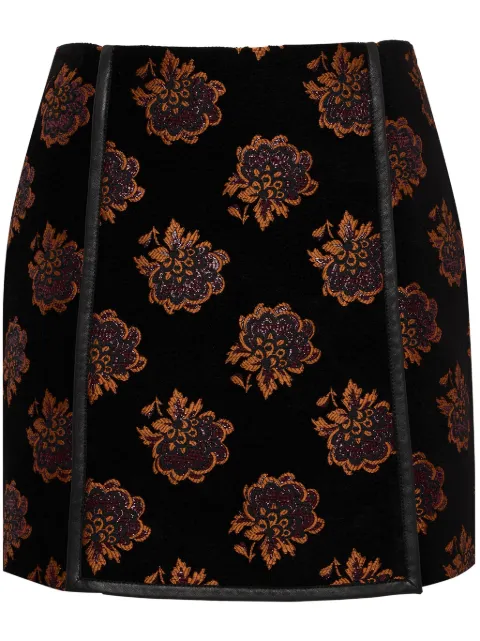 La DoubleJ Twiggy mini skirt Black SKI0128JCQ086ROS05BL01