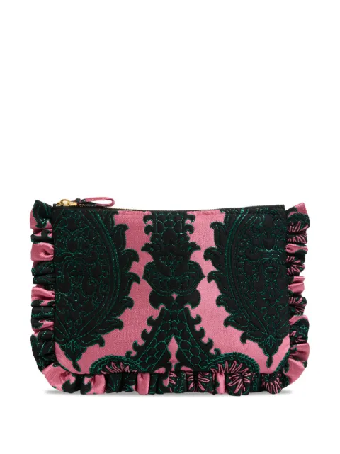 La DoubleJ jacquard jeans clutch bag Pink BAG0059JCQ084OLT01PI01