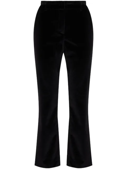 La DoubleJ 24/7 jacquard trousers Black TRO0069VEL011SOLIDBL01