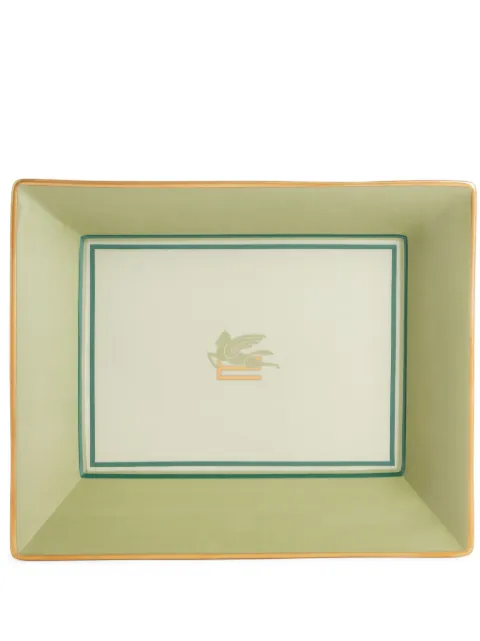 ETRO HOME porcelain tray Green 326648168500