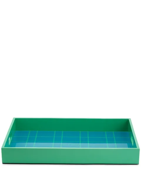 ETRO HOME wood tray Green 324778162500