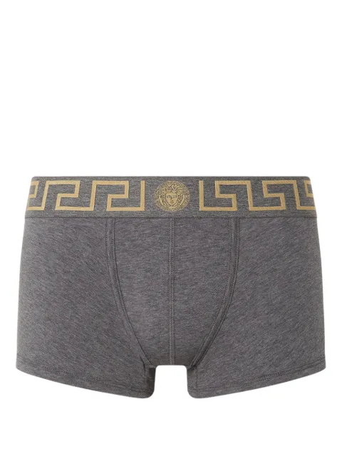 Versace cotton-jersey trunks Grey AU100261A10011