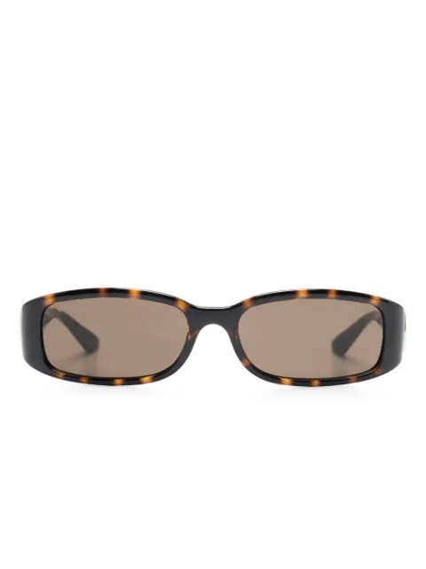 Gucci Eyewear rectangle-frame sunglasses Brown GG1661S