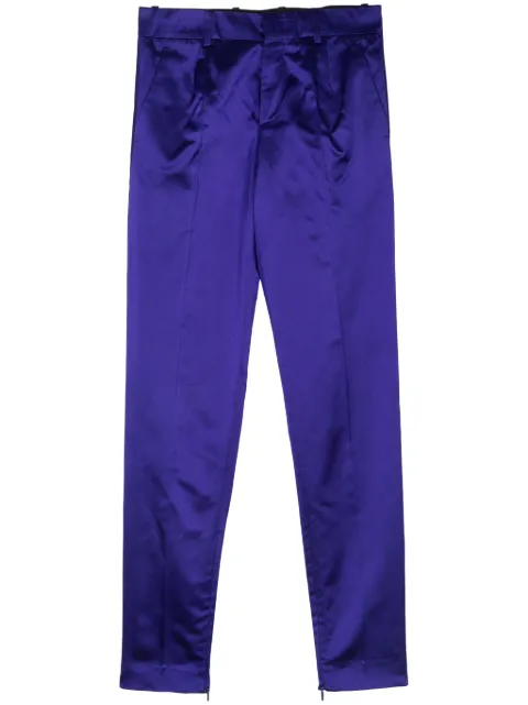 Gucci Pre-Owned 2000s pressed-crease trousers Purple GUC250EC