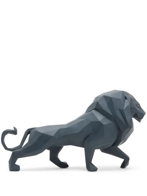 Lladró Lion sculpture Black 1009746