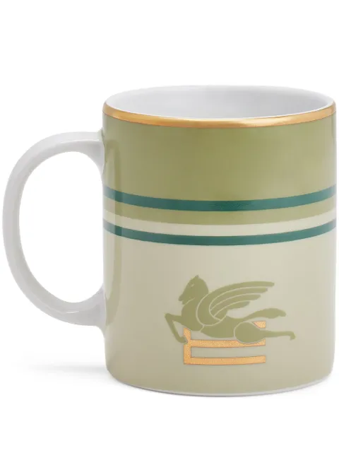ETRO HOME Pegaso logo mug Green 326658168500