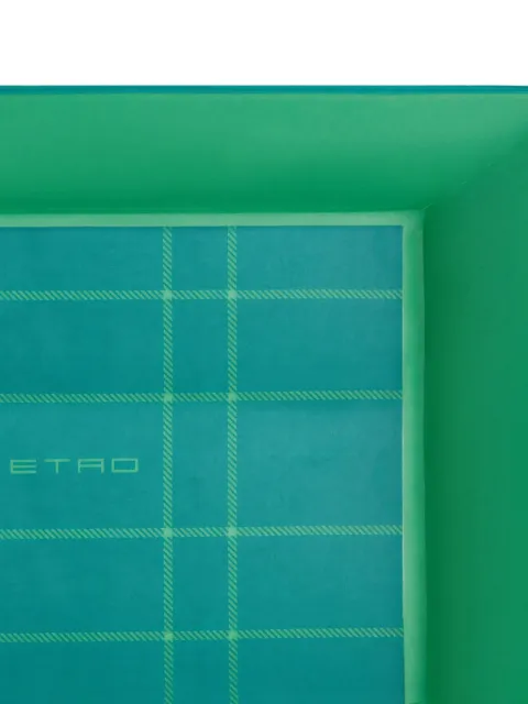 ETRO HOME porcelain tray (4cmx16cmx20cm) Green 326648167500