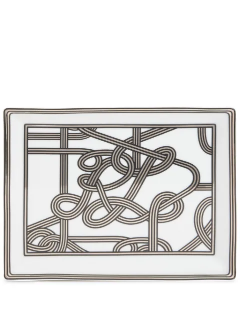 Ralph Lauren Home Berken trinket tray (19cm x 15cm) White 682929185001