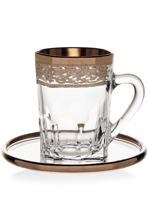 Mario Cioni & C tea tumble with saucer White 813521