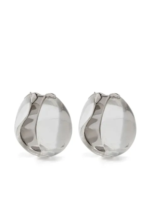 Coperni logo earrings White COPBI04J1007