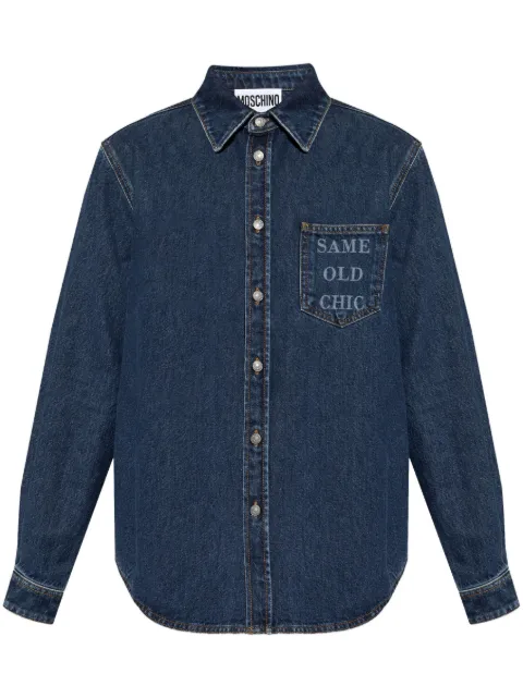 Moschino Same Old Chic shirt Blue A02055222