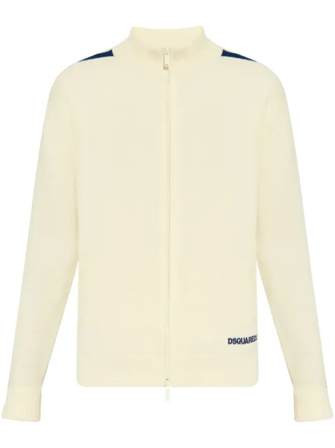 DSQUARED2 zip-up sweatshirt Neutrals S74HA1437D13051