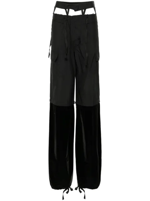 Ottolinger raw-cut finish trousers Black 1060801921