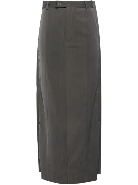 BETTTER wool straight maxi skirt Grey SK00019GR