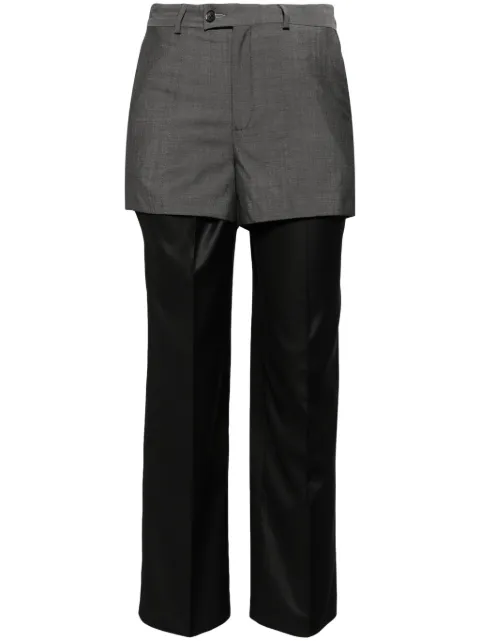 BETTTER layered straight trousers Black TS00014ML