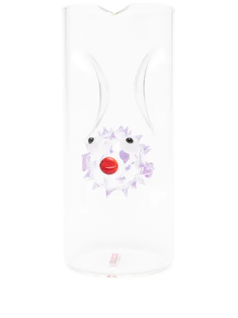 Massimo Lunardon Pufferfish glass decanter White IT644P