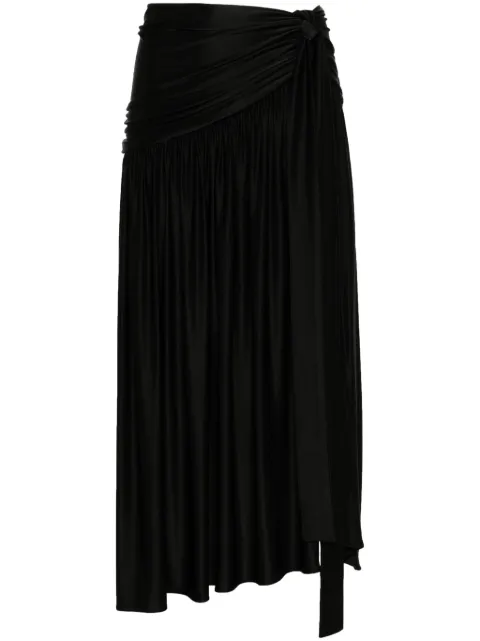 Rabanne bow-detail skirt Black 24AJJU597VI0267