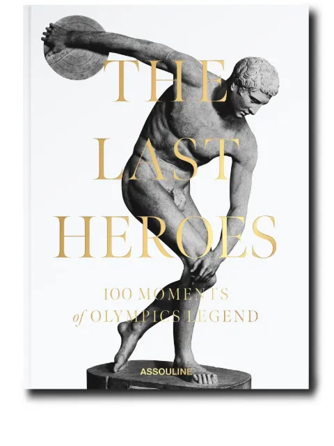 Assouline The Last Heroes: 100 Moments of Olympics Legend hardcover book White 9781649803597