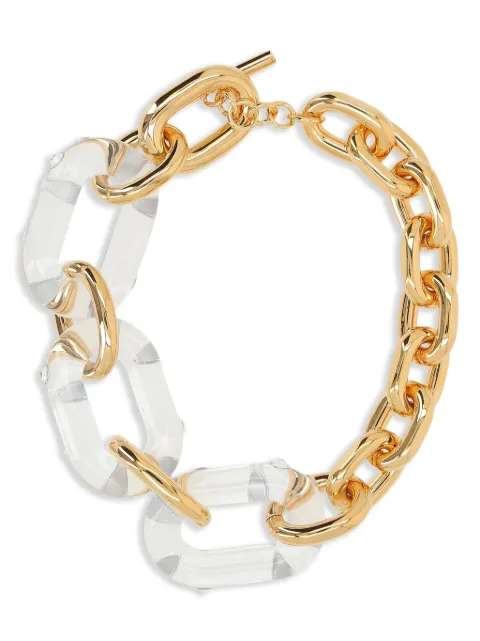 Rabanne XL Link choker necklace Gold 24ABB0015MET690