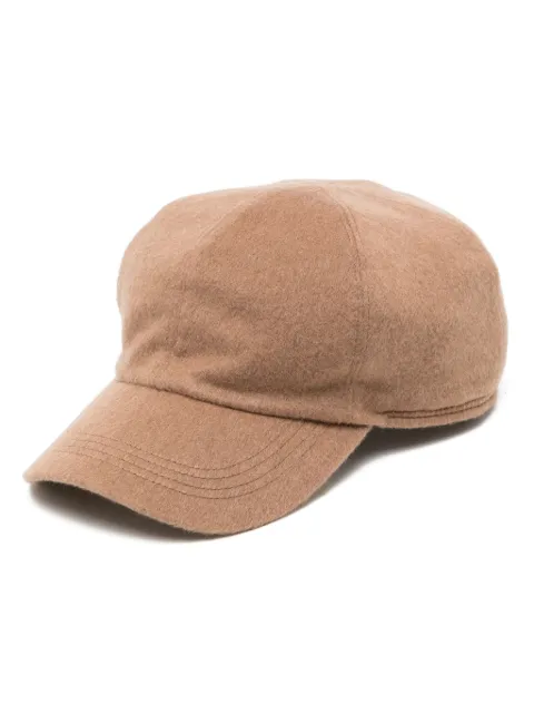 N.Peal cashmere cap Brown NPA109027