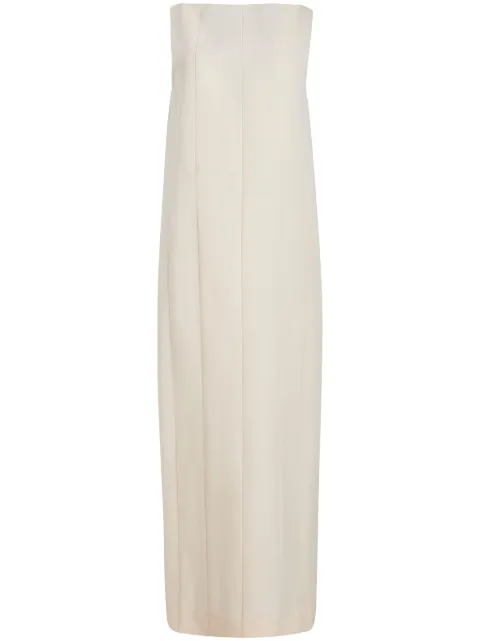 KHAITE Boat-neck dress Neutrals 5441385121