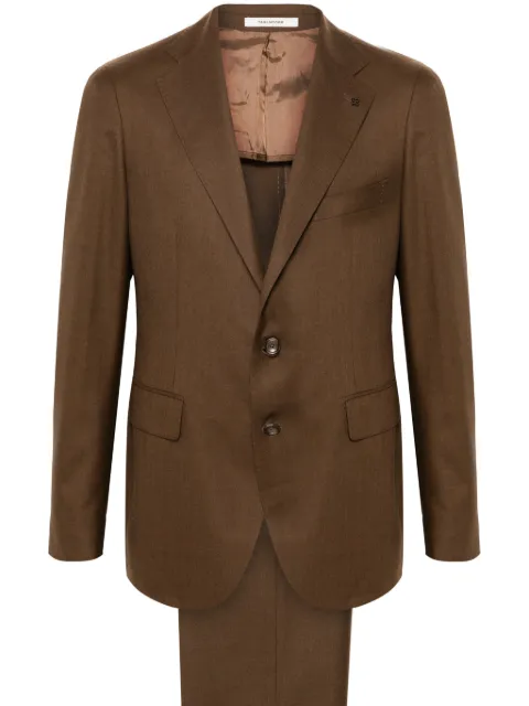 Tagliatore brooch-detail blazer Brown 2SVS22B01080005M5047