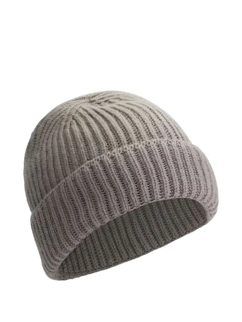 Doriani Cashmere ribbed-knit beanie Neutrals 142B