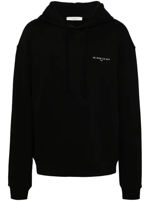 Ih Nom Uh Nit Pearls and Roses Mask hoodie Black NUW24230009