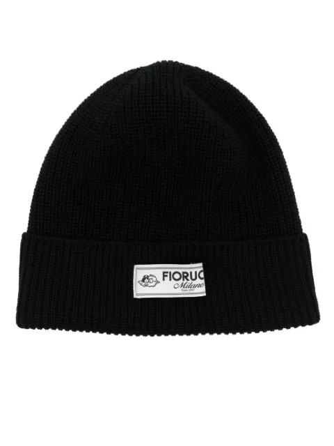 Fiorucci logo beanie Black U01FPAHA216KN05BK01