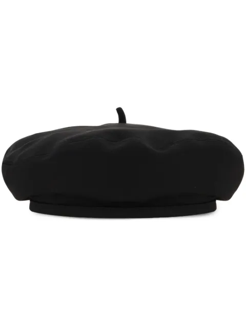 Loro Piana Basque beret Black FAO7304