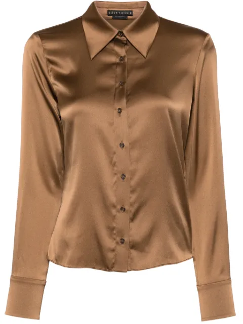 alice + olivia Willa shirt Brown CL000049001A