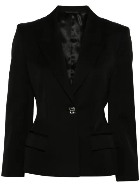 Givenchy 4G Liquid-button wool blazer Black BW30JM15CT001