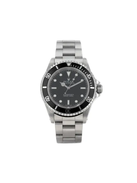 Rolex 2002 pre-owned Submariner 40mm Black 410807