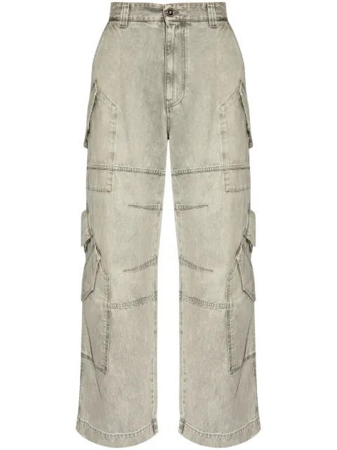 Versace wide-leg cargo jeans Grey 10158451A113491D280