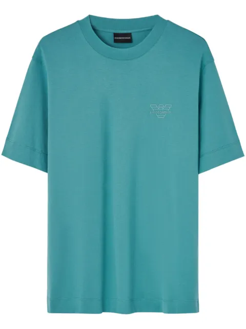 Emporio Armani logo-print T-shirt Blue 3D1TH31JOCZ0748