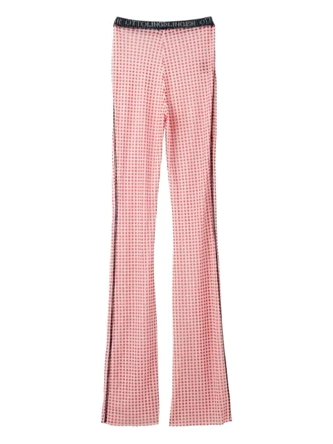 Ottolinger gingham-print trousers Red 1010801821