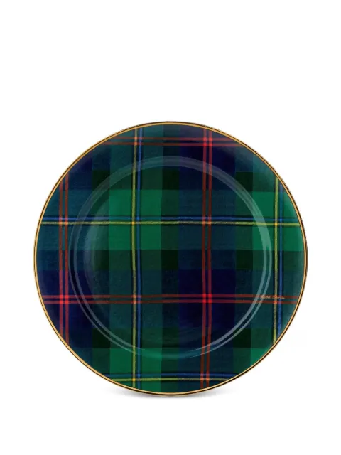 Ralph Lauren Home Wexford plaid charger plate Green 680922315002
