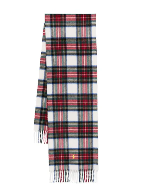 Polo Ralph Lauren plaid scarf Red 449959360002