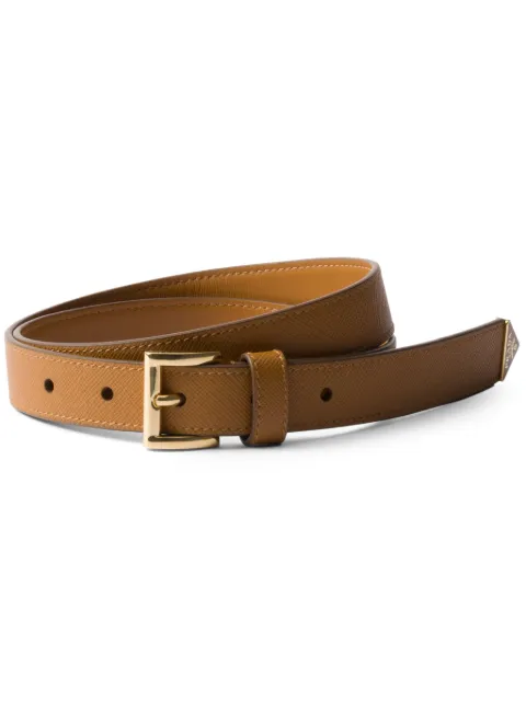 Prada Saffiano leather belt Brown 1CC618053