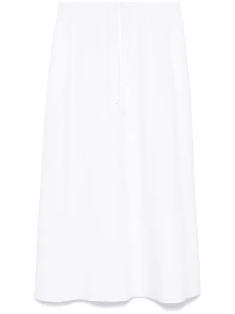Matteau Drawcord organic cotton skirt White DRCSK
