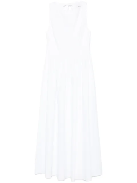 Matteau Tie Back midi dress White TIMDRLW
