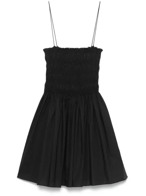 Matteau shirred mini dress Black SBMDRPL