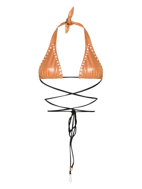 Maria Lucia Hohan Naija bikini top Orange NAIJA