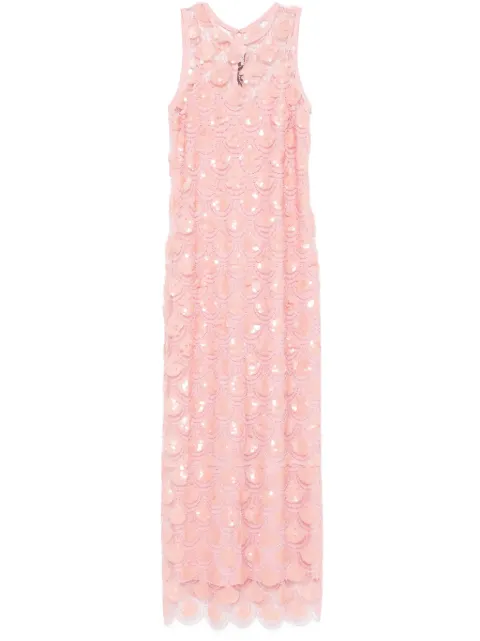 ROTATE BIRGER CHRISTENSEN sleeveless maxi dress Pink 1132211922
