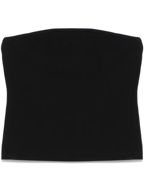 Matteau strapless knit crop top Black SLKTP